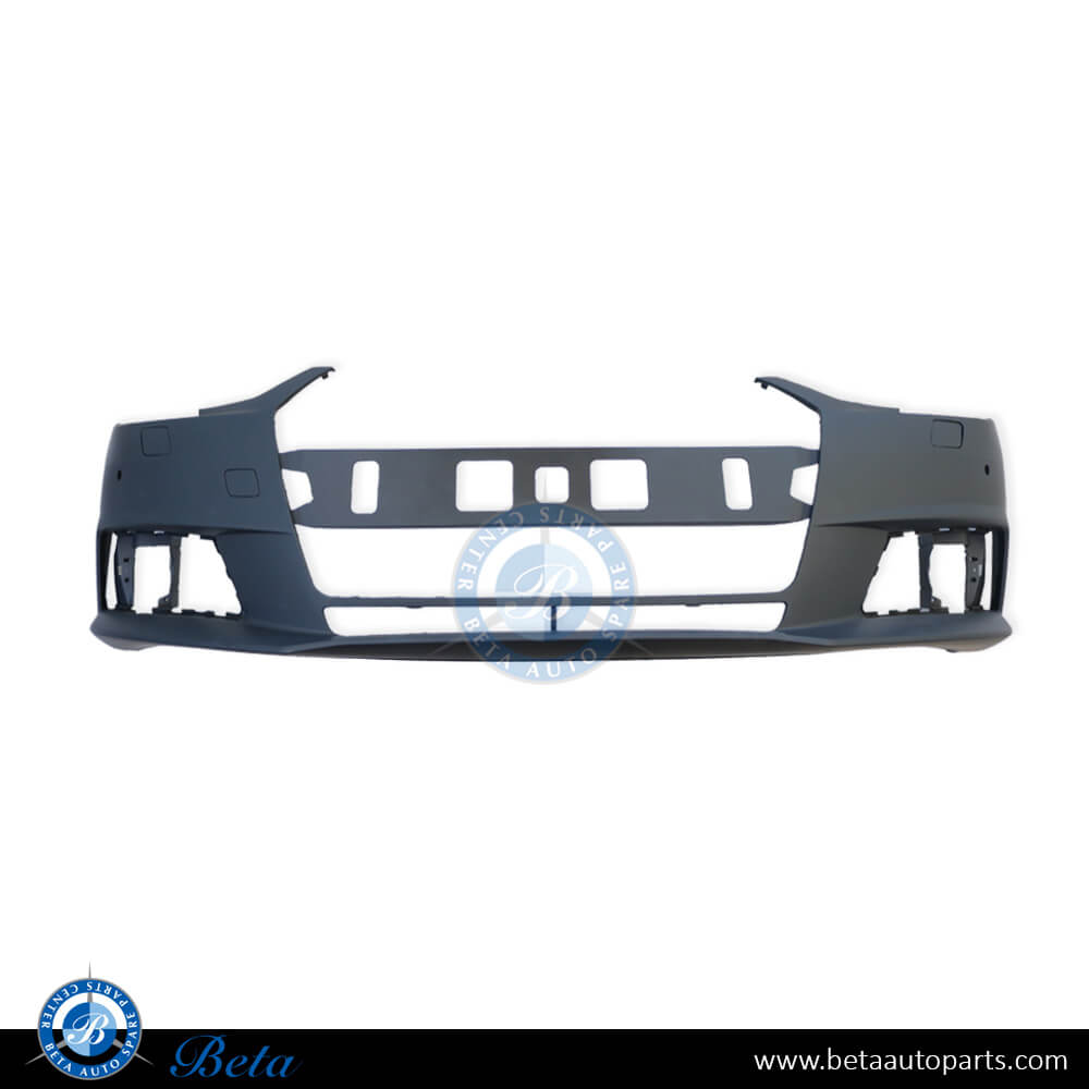 Front Bumper with PDC and Washer for Audi A4 2016-2019 models, Part Number 8W0807065Q Front Bumper with PDC and Washer for Audi A4 2016-2019 models, Part Number 8W0807065Q